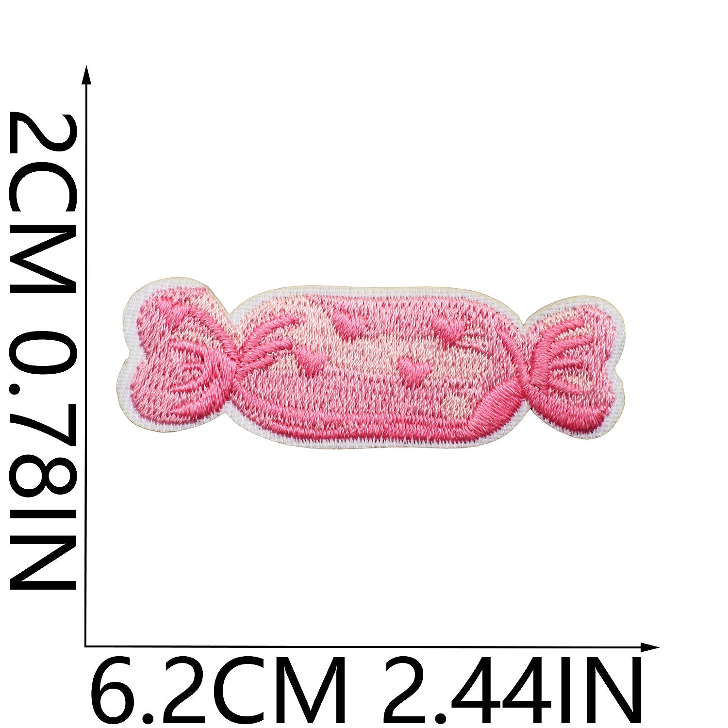 Wholesale Sweet Embroidered Cloth Sticker Valentine Bear Patch Sticker